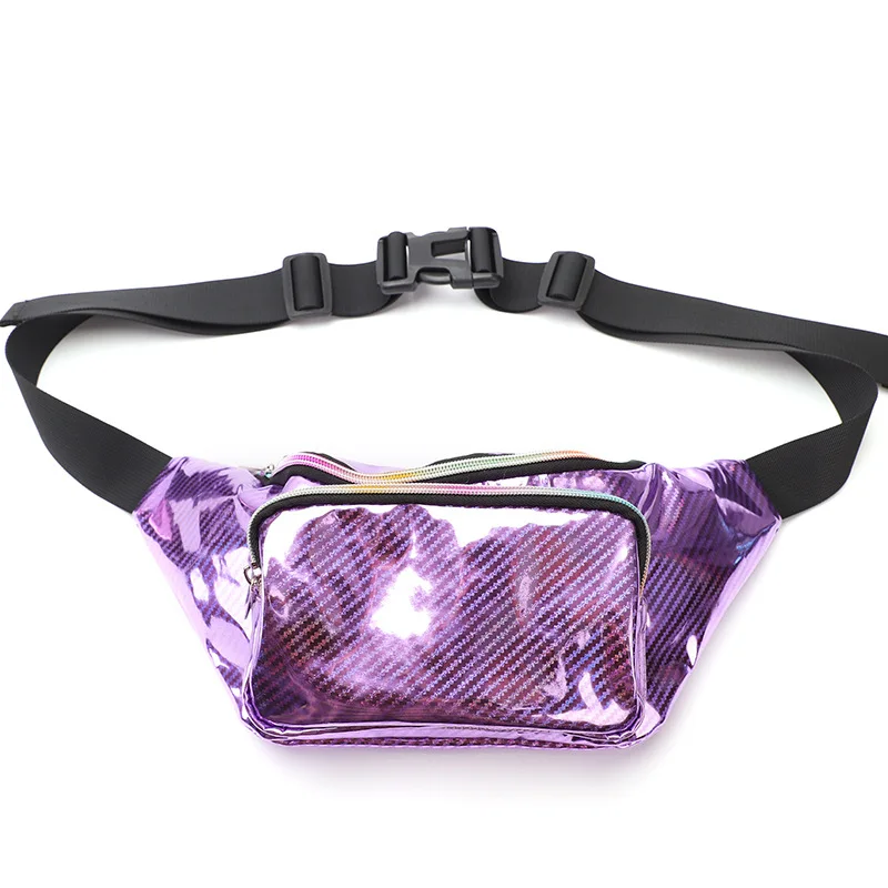 Women's Chest Bag Reflective Colorful Waist Bag 2023 New Ladies' Outdoor Sports Bag Fashionable and Beautiful Shoulder Phone Bag