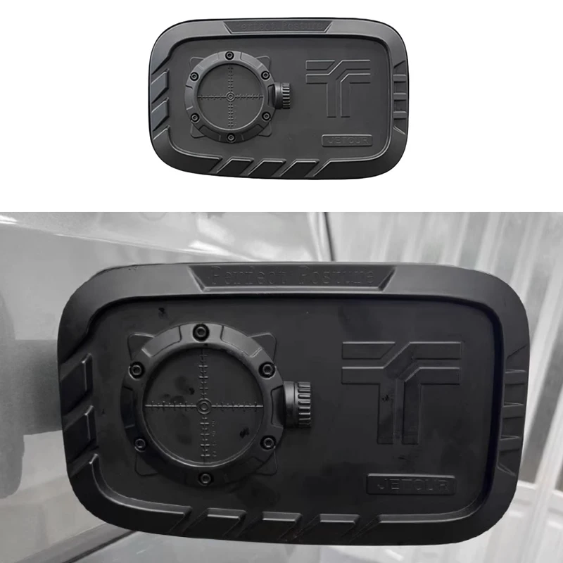 

Подходит для JETOUR Traveler T2 2023-2024 Auto Mecha, крышка топливного бака, декоративная наклейка, модифицированные внешние декоративные аксессуары для автомобиля