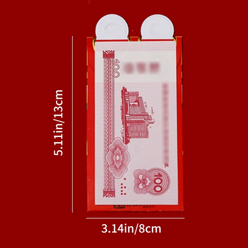 72 Pcs New Year Red Envelope Cartoon Tiger Red Packet 2022 New Year Red Envelopes Wedding Festival