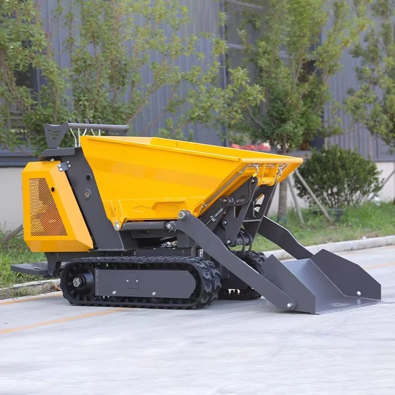 Self Loading Mini Dumper 4x4 Hauler Tight Space Mini Dumper Garden  Hydraulic  Dump Truck