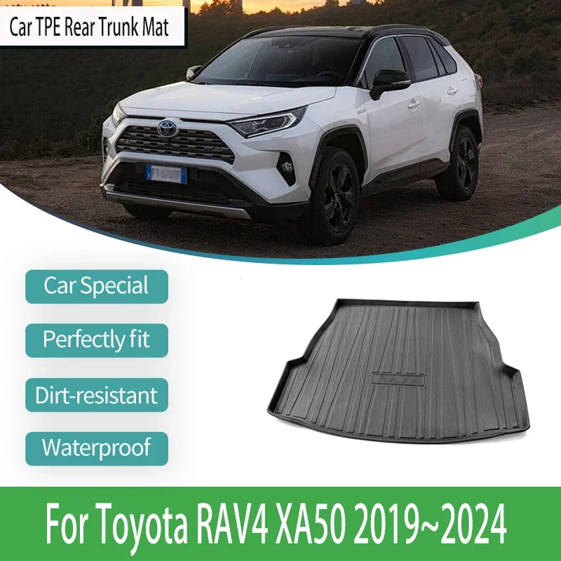 

For Toyota RAV4 Suzuki Across XA50 2019~2024 TPE Car Trunk Storage Pads Anti-scratch Protection Auto Carpet Interior Accessories