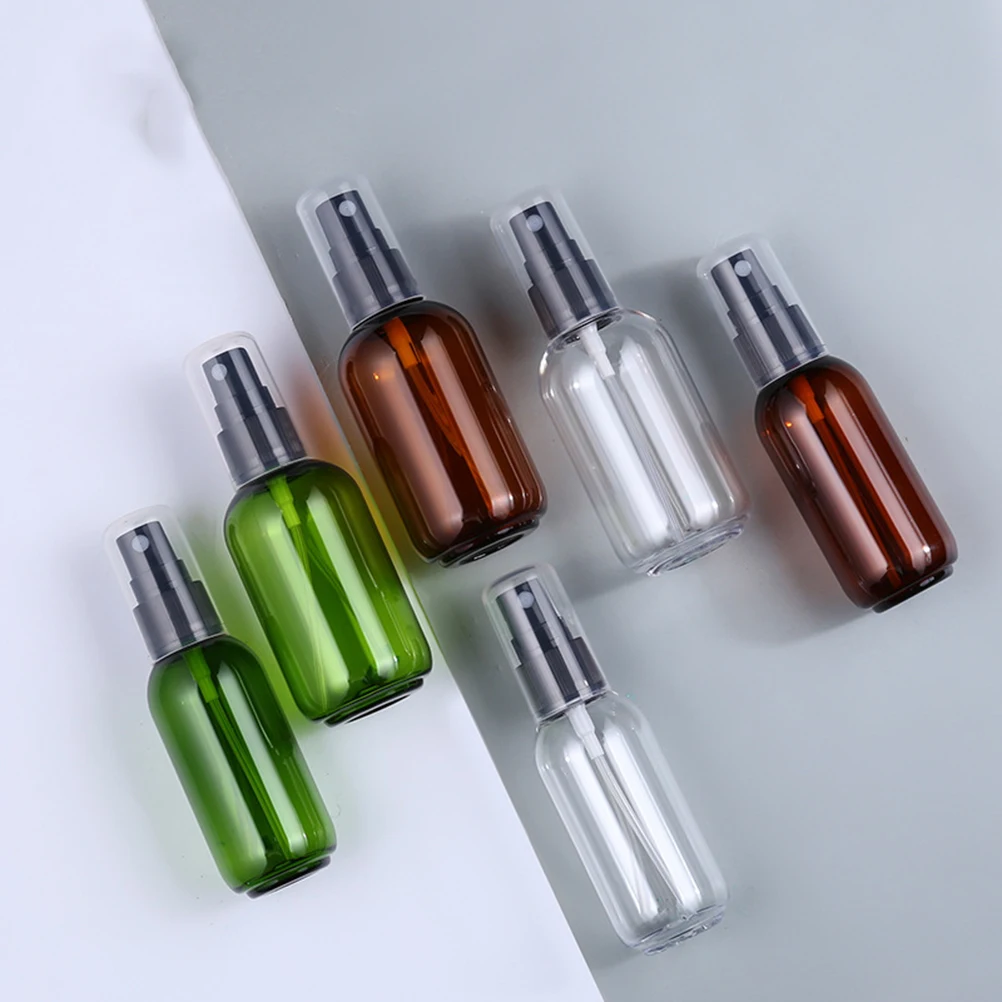 5 pcs Spray Bottle Empty Small Refillable Leakproof Portable Travel Mini Fine Mist Suitable Disinfection Makeup Storage