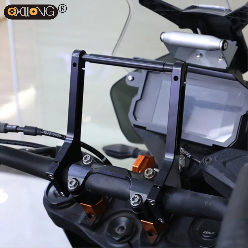 For 125-530 SX SXF EXC EXC-F XC XCF XC-W 690 Enduro/R SMC 690 SMCR Motorcycle 12MM Bar Clamp Navigation GPS Mount Bracket