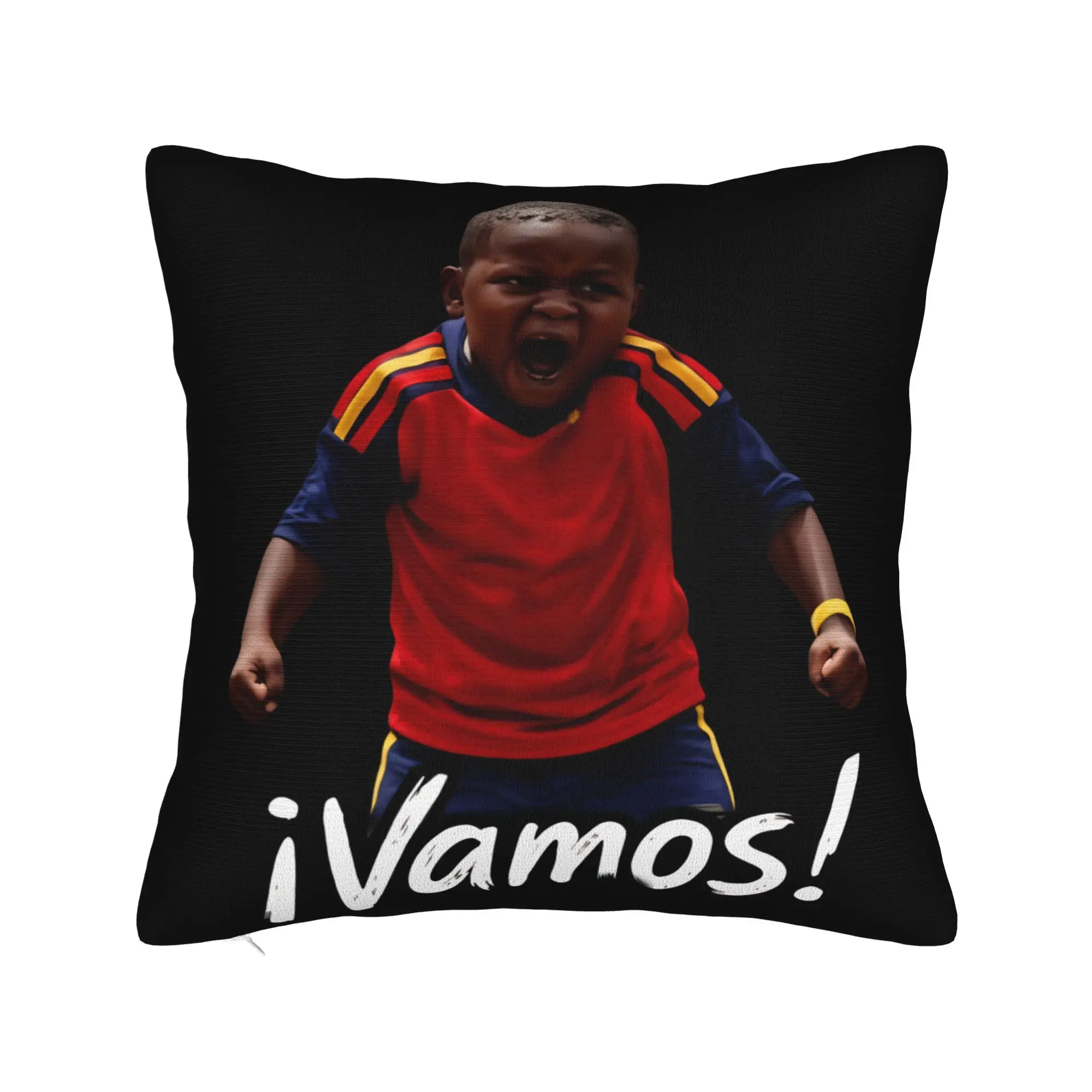 Lamines Vamos! Yamals (Keyne) Spain 2026 Square Pillow Covers Polyester Sofa  Cushion Case Cool Decor Pillowcase 45*45