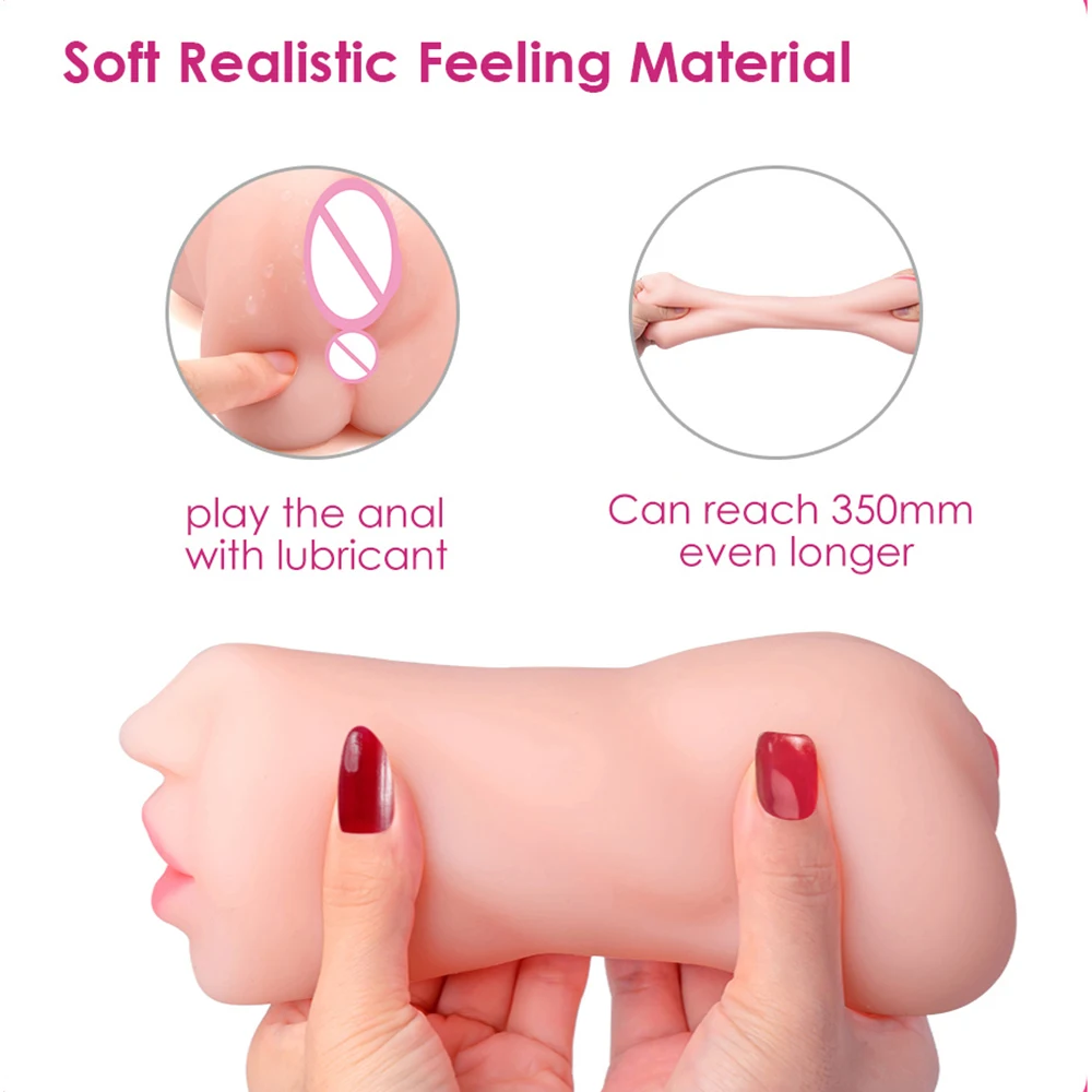 Half Sex doll Sex Toys for Men Vagina Pussy Sextoys Silicone Male Masturbators for adults 18 sucking machine sexulaes toys