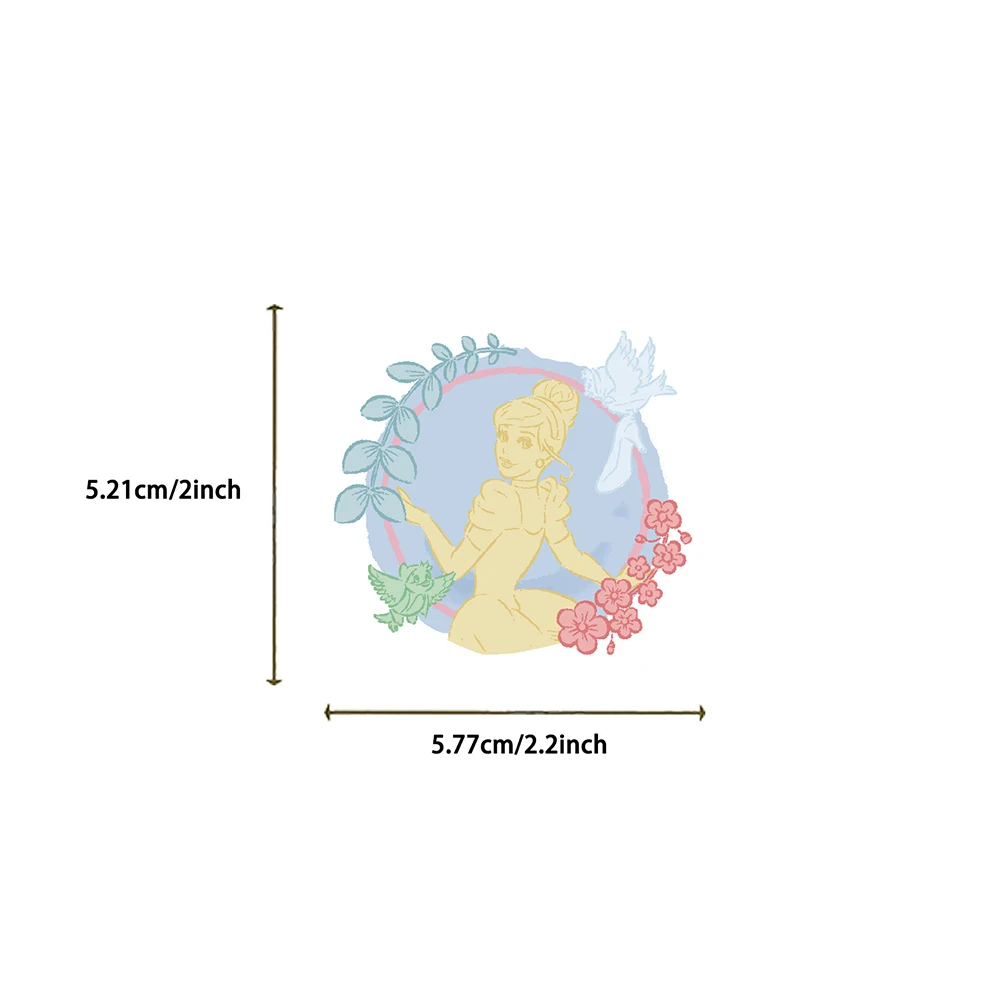 ديزني-ملصقات أنمي أميرات كرتونية لطيفة ، ملصق جمالي ، قصاصات ذاتية الصنع ، حقائب ، كمبيوتر محمول ، هاتف ، لعبة أطفال ، 10 outfor ، 30 ، 50