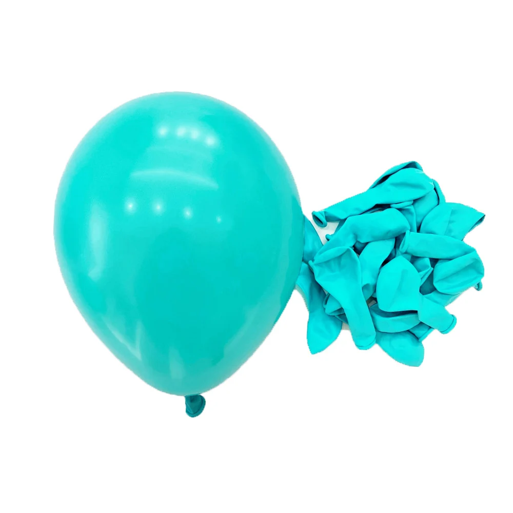 1 Set Groenblauw Ballonnen Slinger Metalen Zilveren Parel Wit Blauwgroen Mintblauw Ballonboog Voor Verjaardag Huwelijksfeest Decoratie