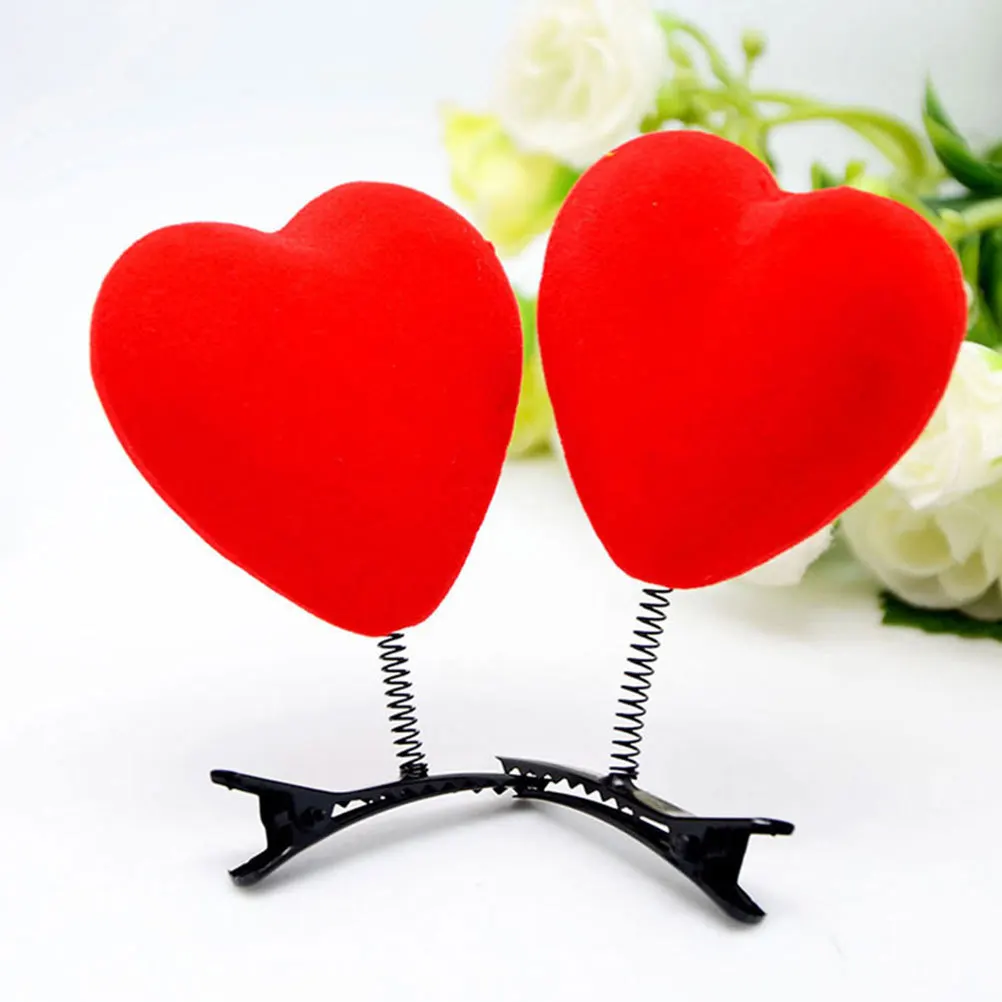 

1 set 1 Set Heart-Shaped Headdress Valentine Headband For Girls One Size Fits Most Lightweight Party Hair Wear Festival Costume