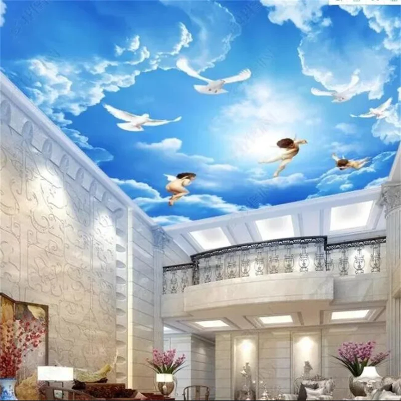 wellyu Custom wallpaper 3d photo muralS European characters God\'s gospel oil painting Zenith mural wallpaper living room mural