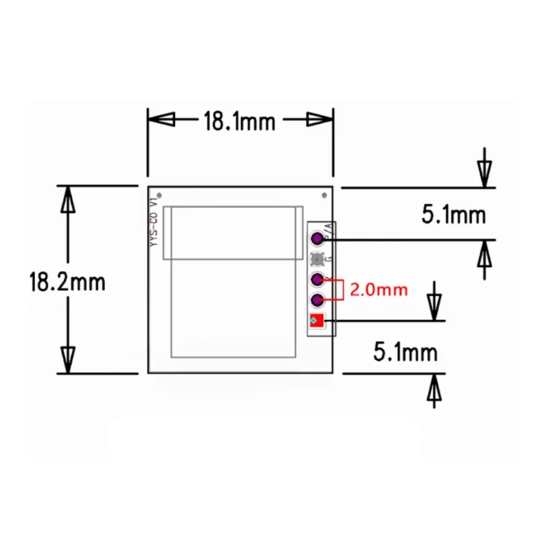 【Hot Items】Carbon Monoxide UART Digital Output Gas Sensor SC16B-CO(0-1000 PPM) CO Detection Module