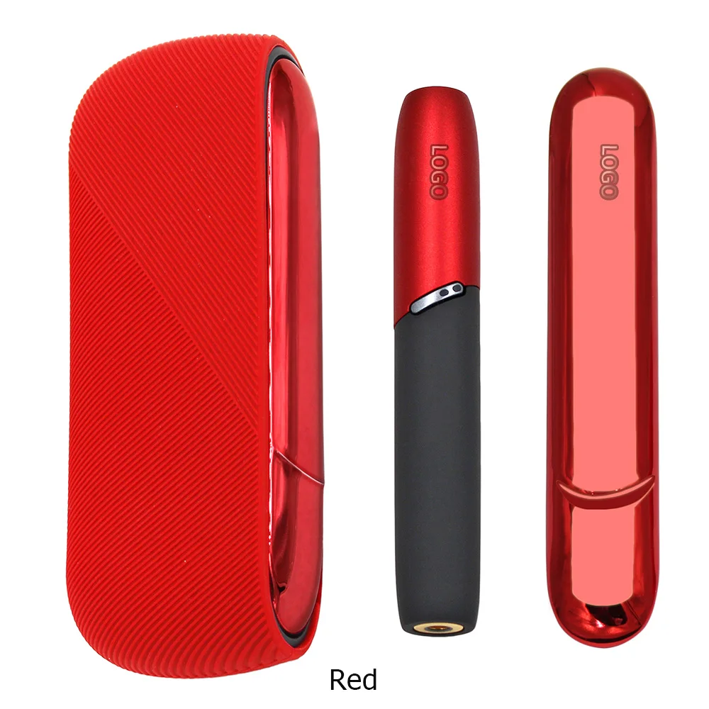 JINXINGCHENG Pen Cap+Case +Door Cover for IQOS 3duo Replaceable Cover for IQOS 3 Duo Silicone Case for IQOS 3/3.0 Accessories