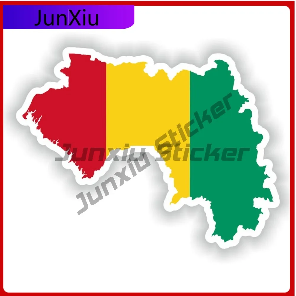 

Guinea Map Flag Silhouette Sticker Vinyl Waterproof Decals Graphics Funny Decorations Suv Cover Sticker For Car Truck Rv Suv Boa