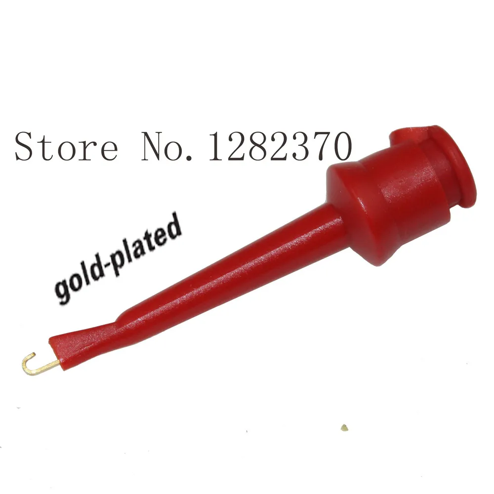 [SA] TC2135G high quality copper plated gold nylon rapid test hook test clip gilded Solder  --50pcs/lot