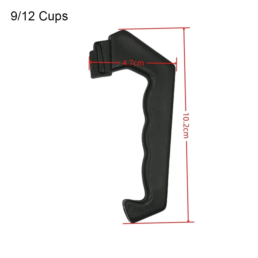 1Pcs Plastic Mocha Pot Handle 0.5/1/2/3/4/6/9/12/14 Cups Black Moka Stove Pot Handle Replacement Coffee Espresso Parts
