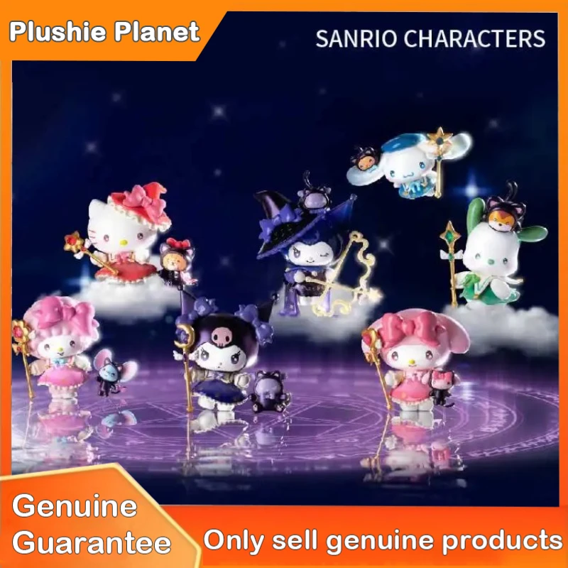 

Подлинный персонаж Sanrio, звездная ночь, вечеринка, волшебник, серия, слепая коробка, мелодия Куроми, Hellokitty, фортепиано, милая игрушка, орнамент, кукла, подарок