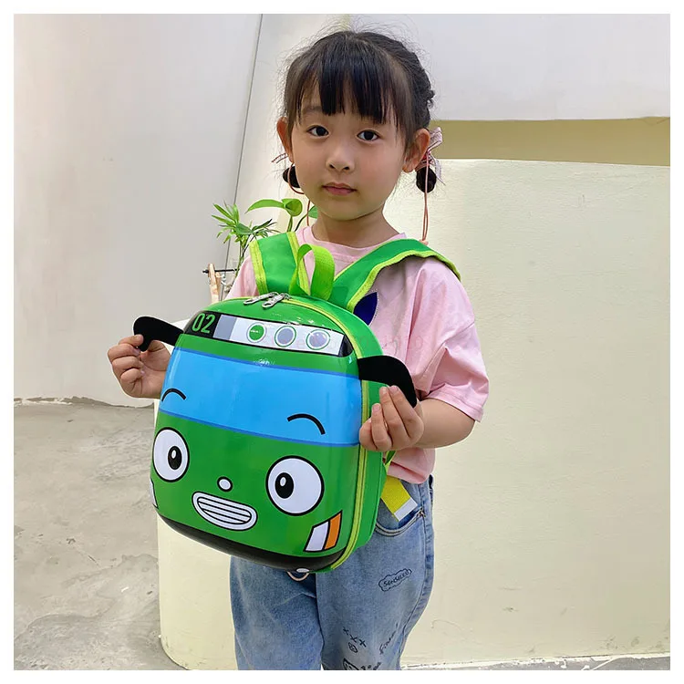 Tayo Cartoon Kleiner Bus Schultasche Kindertaschen Niedlicher Kinderrucksack Kindertasche Geeignet für 1-6 Jahre alte Kinder Jungen Geschenke