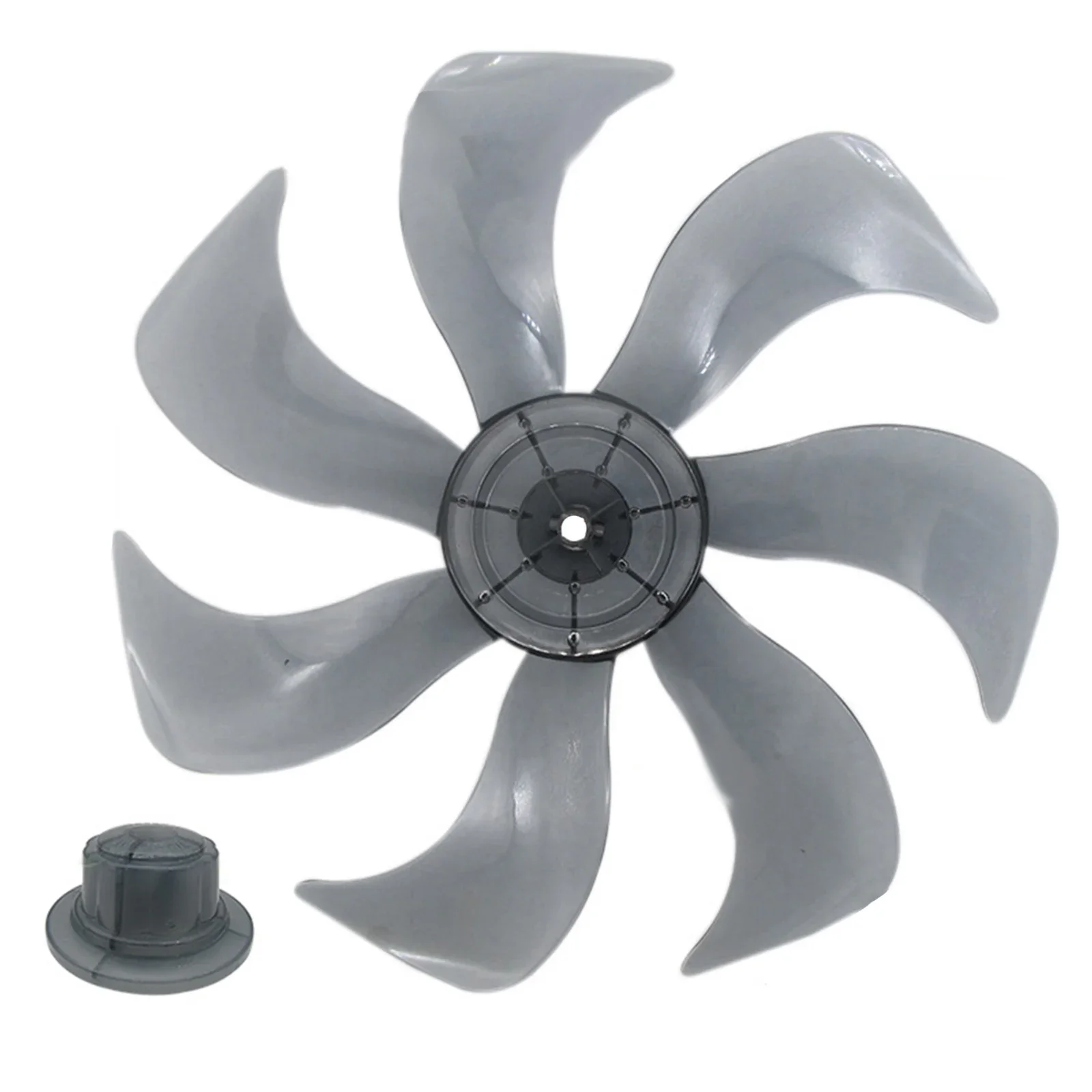 

Enhance Your Fan's Performance with the 14inch Household Plastic Fan Blade Easy to Install and Remove [Nut Cover ]