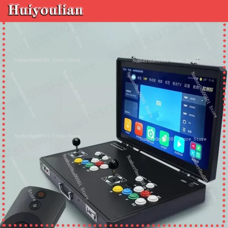 YCM-20201202 Portable 2 Player Arcade Stick Game Console Home King