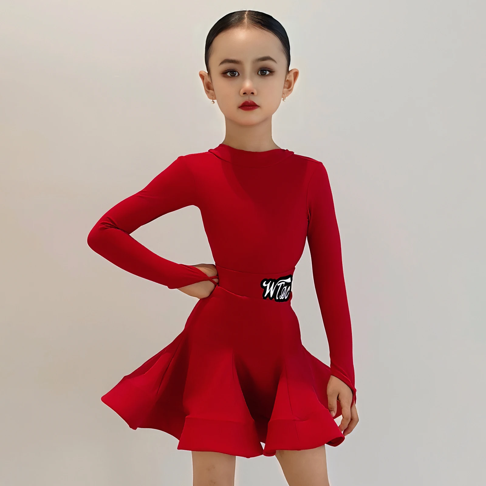 

New professional internationalLatindancecompetitionuniformand performancecostume set for girls and children Samba cha-cha rumba