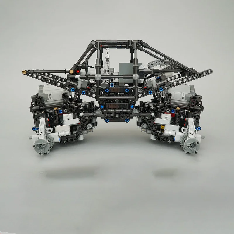 1668 PCS Speedy Sports Car Monster Truck With Automated Differential Lock MOC Customize Modular Building DIY Toy Christmas Gift