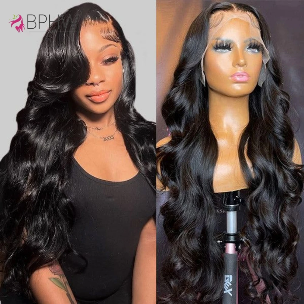 

13x4 Hd Lace Frontal Wig Body Wave Natural Human Hair Wigs 200 Density Brazilian Pre Plucked Lace Closure Wigs For Women BPHW