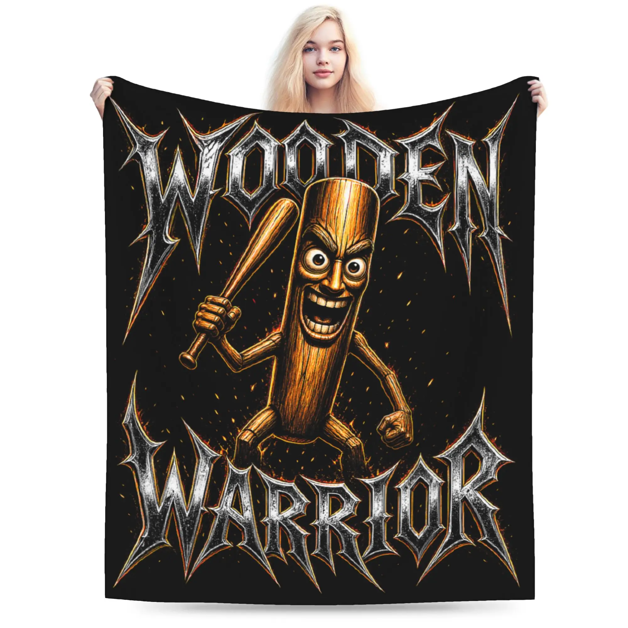 Tung Tung Sahur Brainrot Italian Meme Blankets Quality Warm Comfy  Bedding Throws Spring Travel Car Outdoor Aesthetic Bedspread
