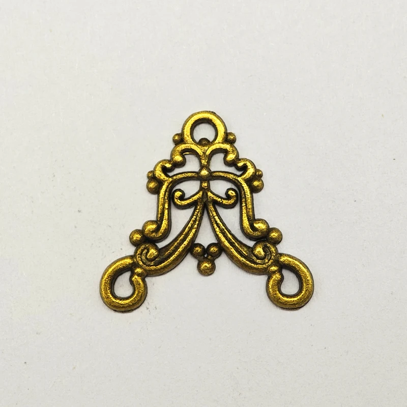 GraceAngie 15pcs Antique 3 Color Mix Sale Three Holes Connectors Handmade DIY Vintage Fine Jewelry Necklace Earring Findings