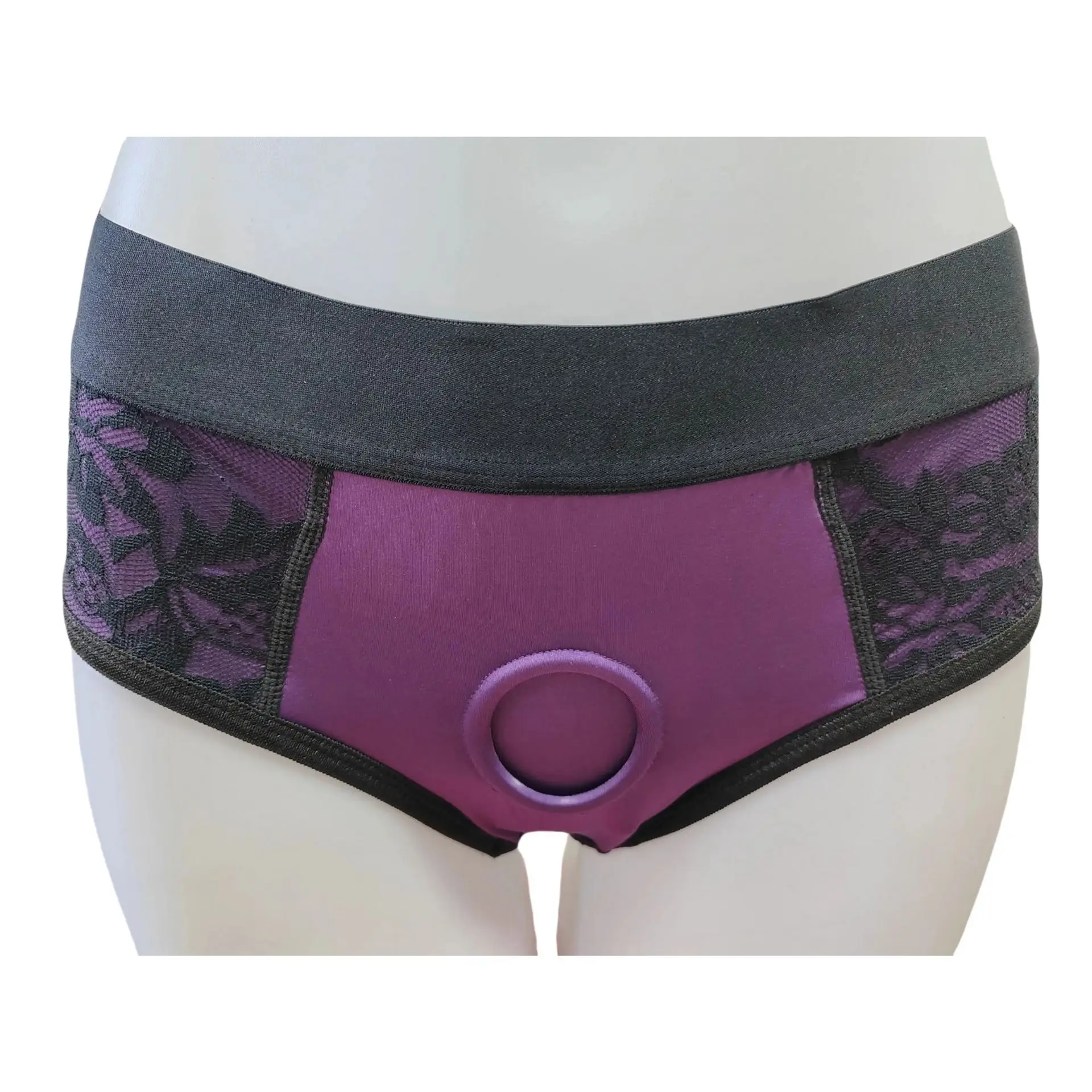 

Кружевное сексуальное женское белье унисекс, трусы Lalales, носимые поддельные пенисы с открытой попкой, трусики с отверстием и открытым кольцом, нижнее белье для геев