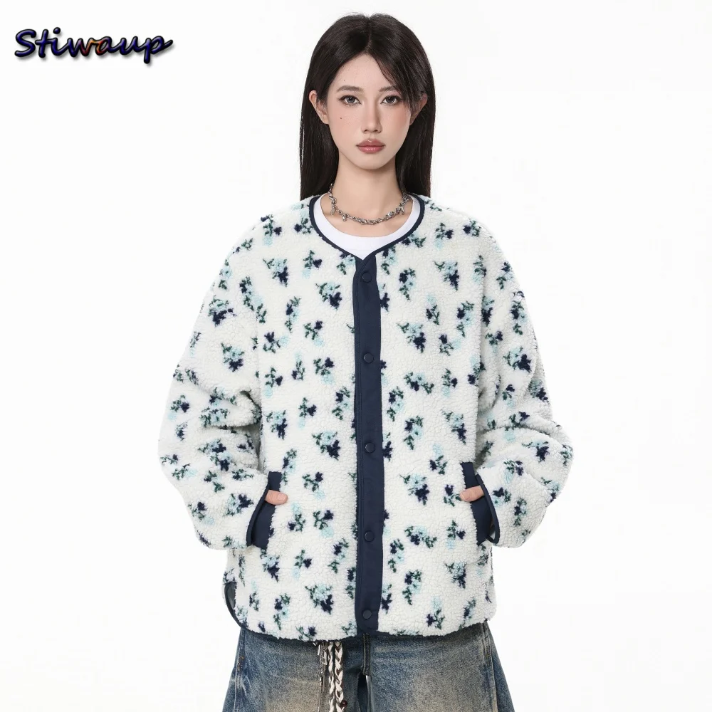 

Распродажа зимней одежды, женская флисовая демисезонная куртка без воротника из шерпы, дубленка для женщин, модная женская зимняя одежда