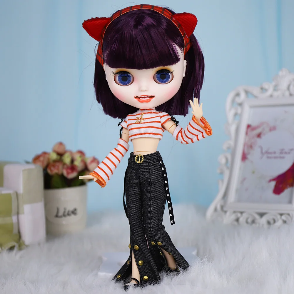 ICY DBS Blyth 인형 1/6 의류 공동 바디 공주 드레스 캐주얼 의류 장난감 선물