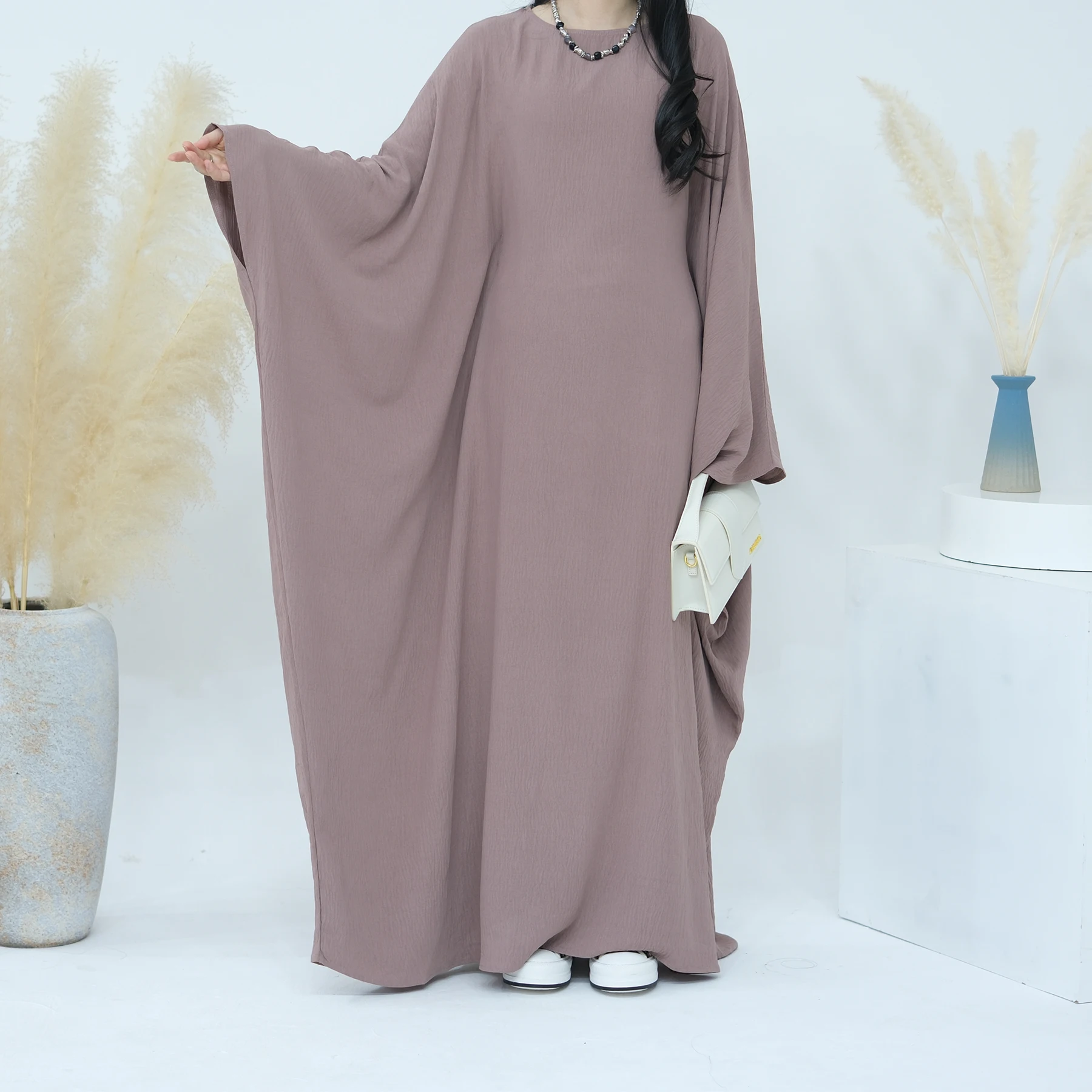 Modest Ramadan Khimar Abaya Saudi Arabia Turkey Islam Muslim Dress Prayer Clothes African Dresses Women Kebaya Robe Musulmane