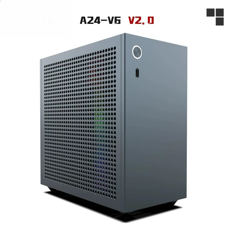 Mini A24-V6 2.0 double slot semi-high single display main board chassis 3.66 liters