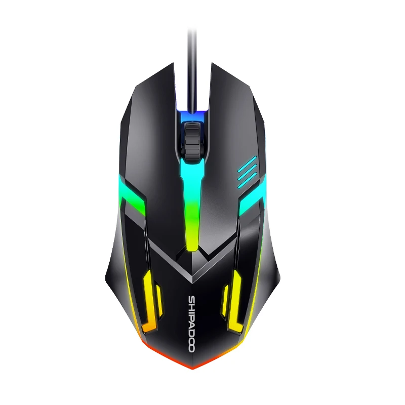 Wired Gaming Keyboard Mouse Set | RGB Backlit Floating Keycaps | Mechanical Feel for Office & Home Use