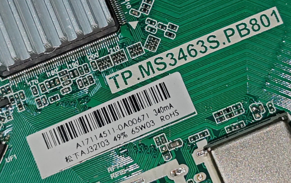 TP.MS3463S.PB801 Three in one TV motherboard for Haier original board 1366X768  with light strips connected in series