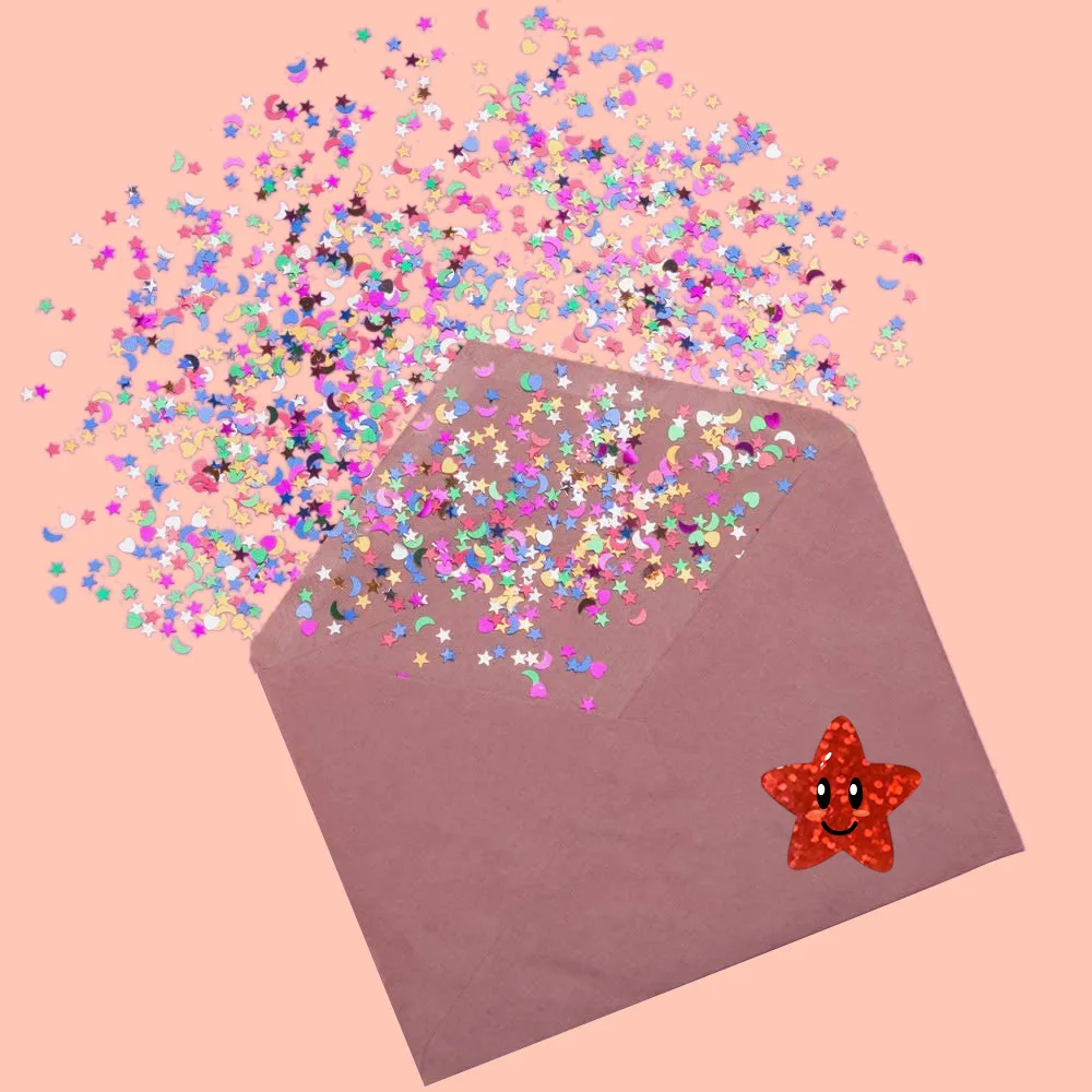 100-500PCS New Stars Stickers Thank You Stickers Photocard Decor Packaging Pack Stickers Roll Rolling Lables image 6