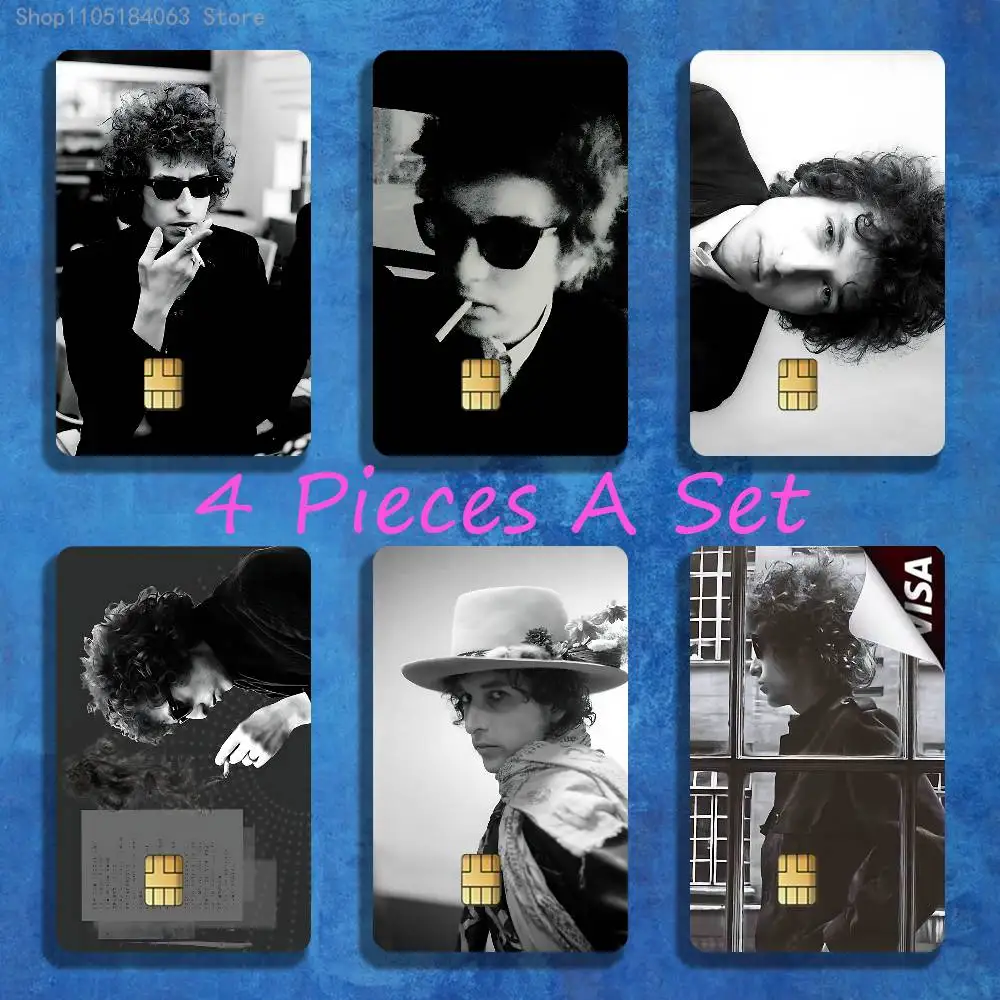 

B-Bob D-Dylan Stickers Credit Visa Debit Bank Charge Card Bus Metro Waterproof Sticker Decal Decoration