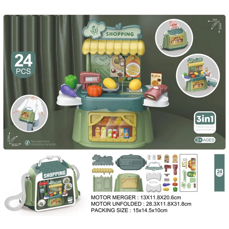 Fantasiespeelhuis Speelgoedset DIY Rollenspel Speelgoed Vroeg educatief speelgoed Geweldige cadeaus