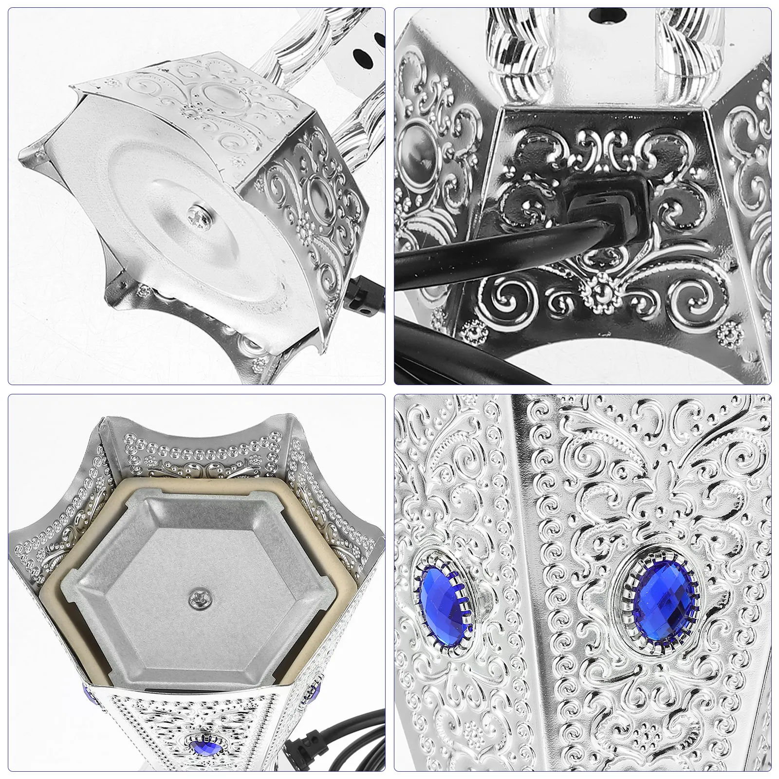 

Middle East Style Incense Burner Plug Censer Aromatic Electric Insence Iron Decorative