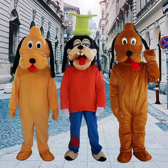 Mickey Mascot Costume Adult Pluto Costume Adults Disney Mascot Costumes Disney Aliexpress