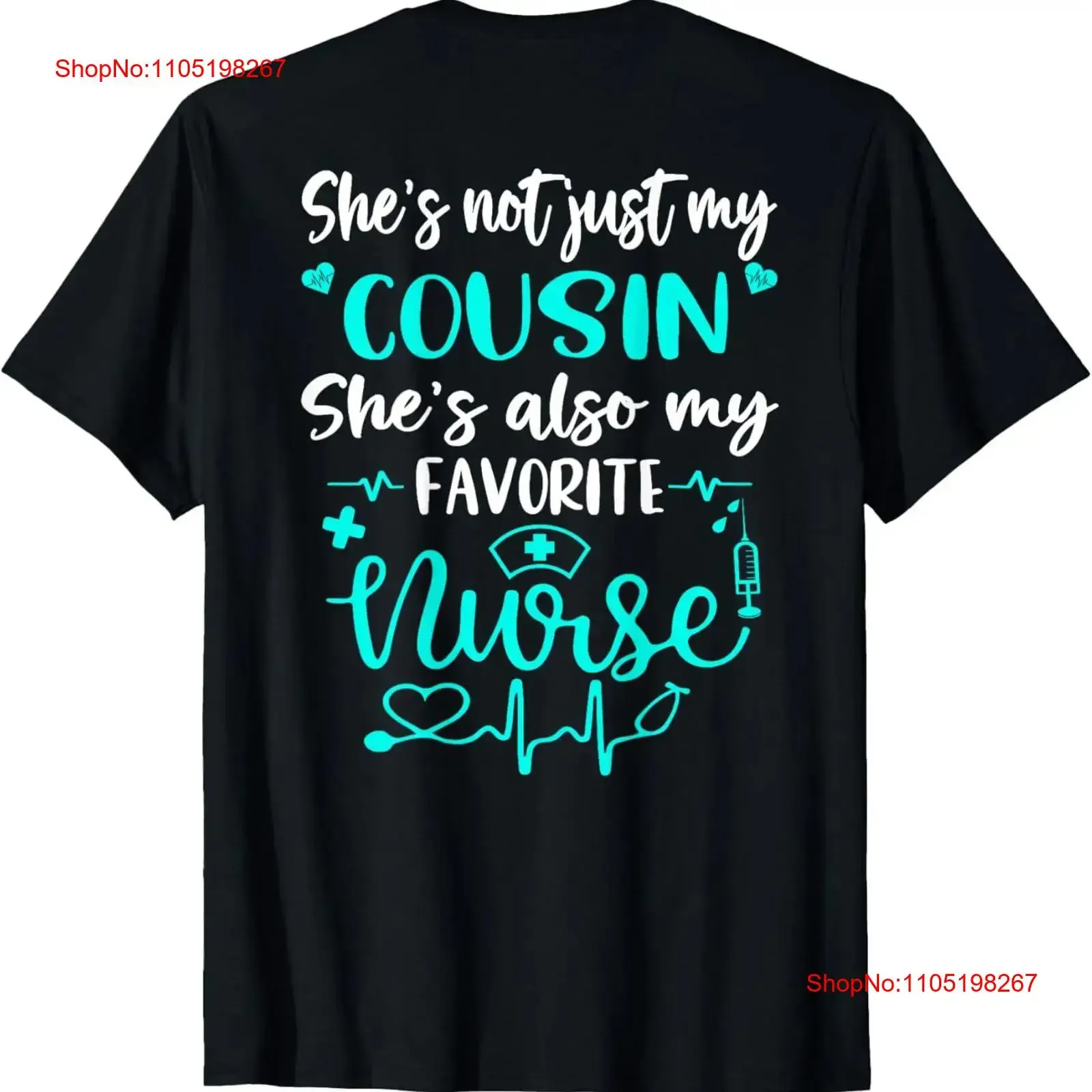 

Футболка My Cousin Is A Nurse Proud Medical Family CNA RN LPN, винтажная стираная дизайнерская одежда унисекс, топ для повседневной носки