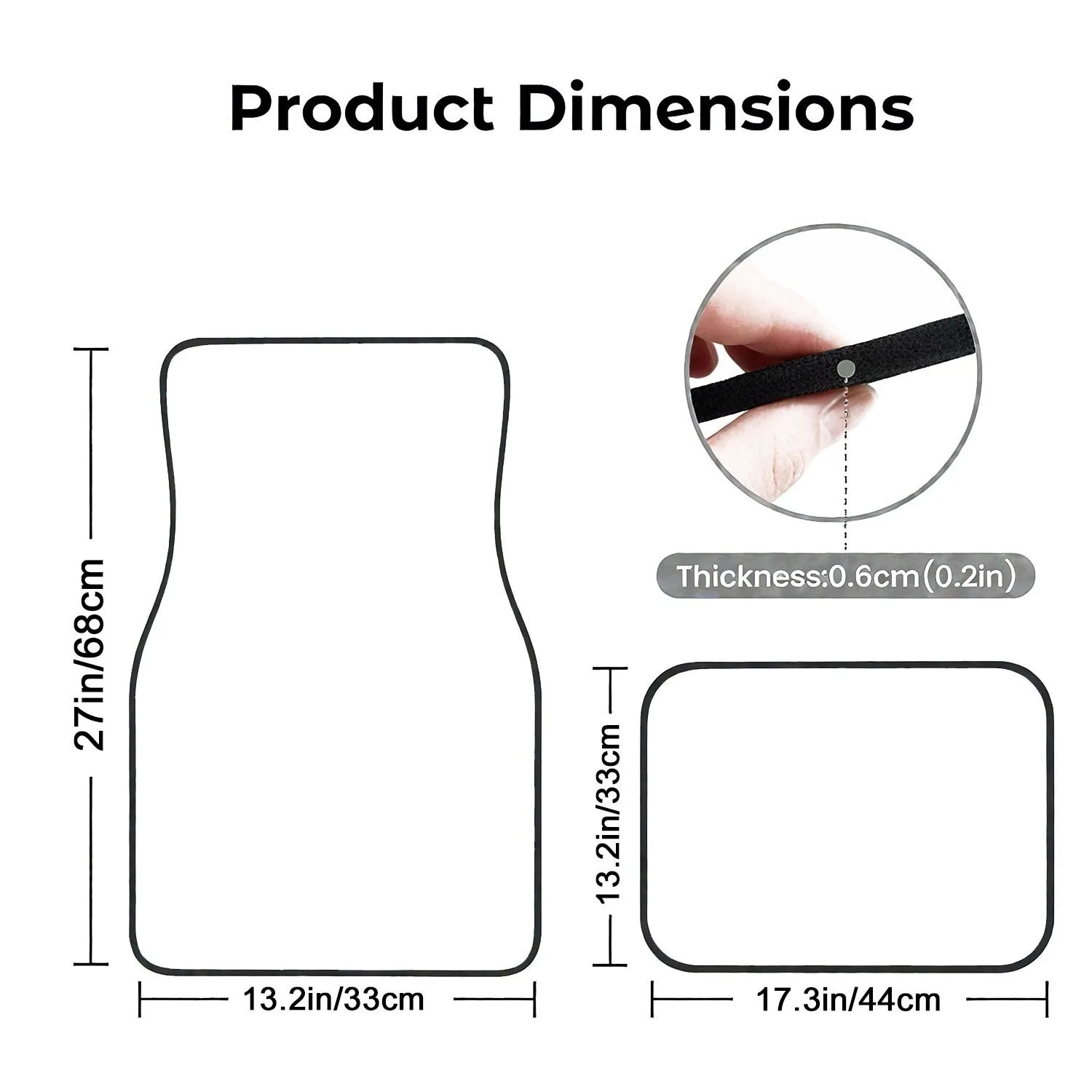 Complete Set Of 4 American Flag Floor Mats For Vehicles, Including Front And Rear Pads The Interior