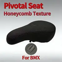 Sillín BMX, asiento pivotante hueco, cómodo, transpirable, antideslizante, ultraligero, panal, suave, ligero, cojín, sillín de bicicleta