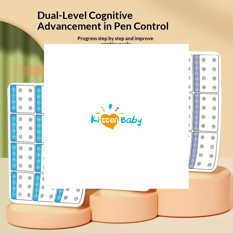 1 set kindercadeau Visuele tracking Focus en aandacht Trainingskaart Kleur- en nummerherkenning Ideale geheugenverbetering