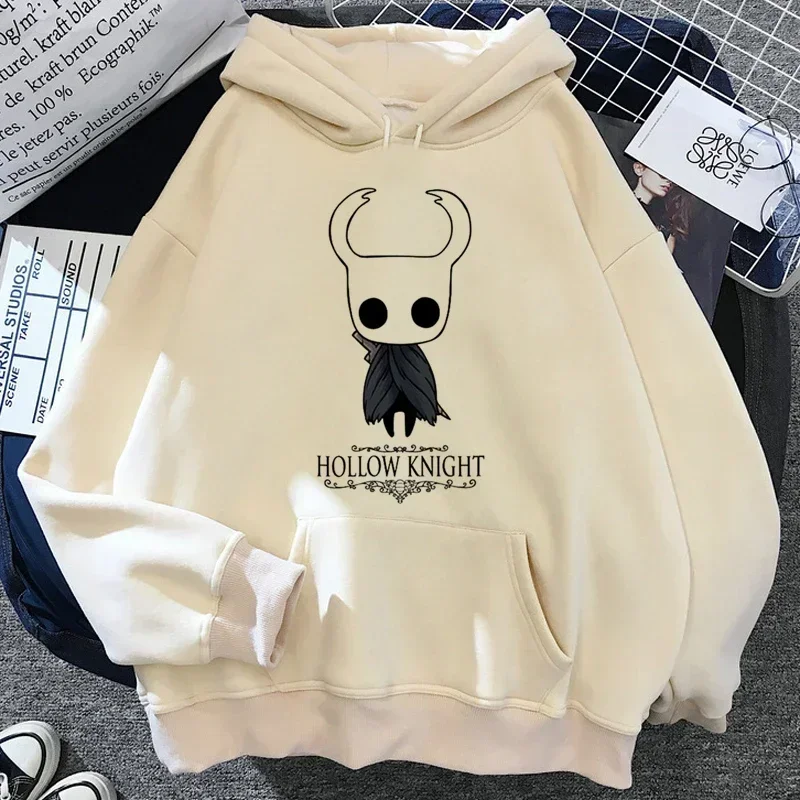 Hollow Knight Hoodies Men Korea Ulzzang Grunge Y2k Aesthetic Fmale Autumn Winter Pullover Casual Versatile Pullover New Hoodies
