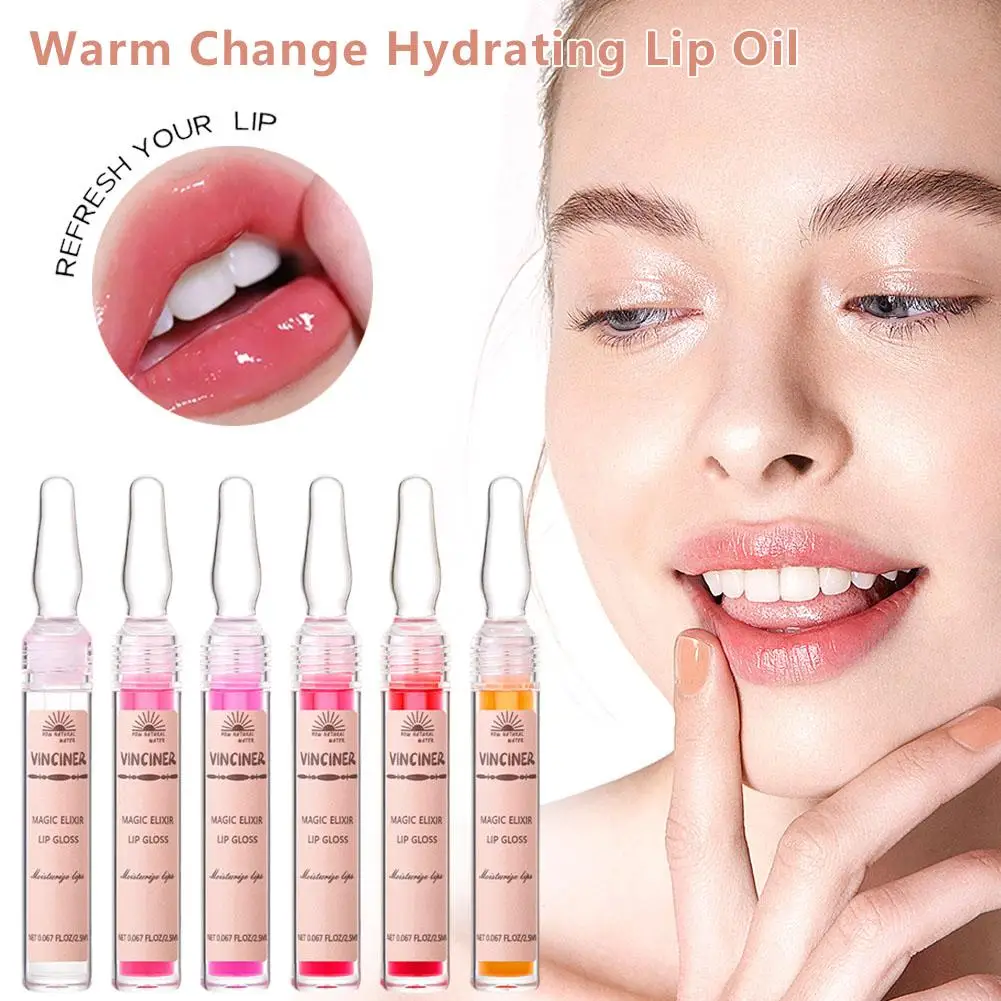 6 สี Lip Plumping GLOSS Instant Lip Plumper Extreme Serum เซ็กซี่ Volume อวบผลิตภัณฑ์ริมฝีปากเกาหลี Moisturizing แต่งหน้า Oi N0P9