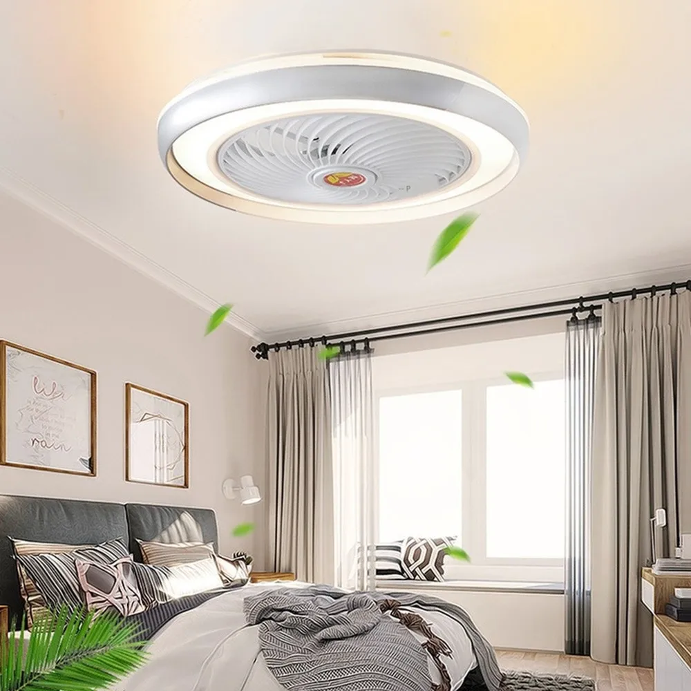 Modern LED lamp with lamp fan lighting remote control fan Bluetooth app intelligent ceiling fan remote control lamp ceiling fan