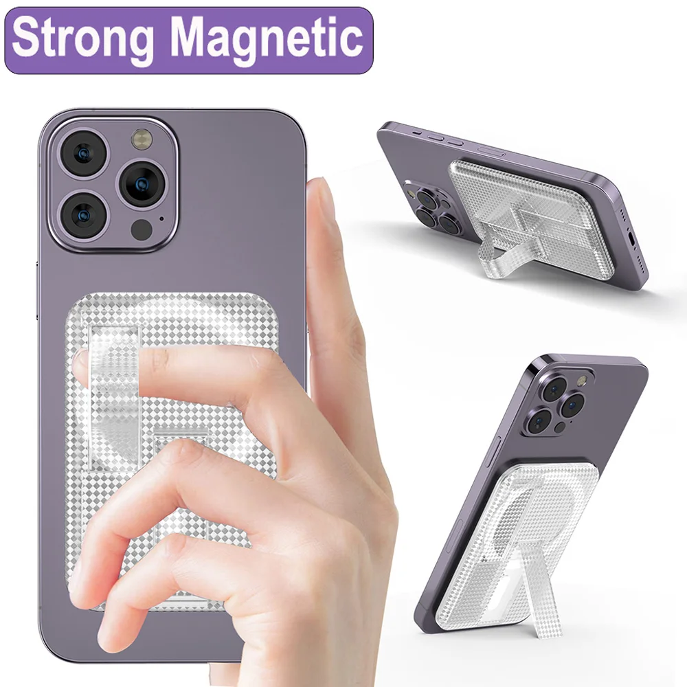 

For Magsafe Cell Phone Grip Holder Finger Strap Magnetic Ring Mount Holder Stand For iPhone 15 Pro Max13 14 Samsung Stand