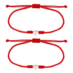Kabbalah Red String Bracelet 26 Alphabet Bracelet for Protection,Mother Daughter Matching Heart Red Thread Friendship Bracelet