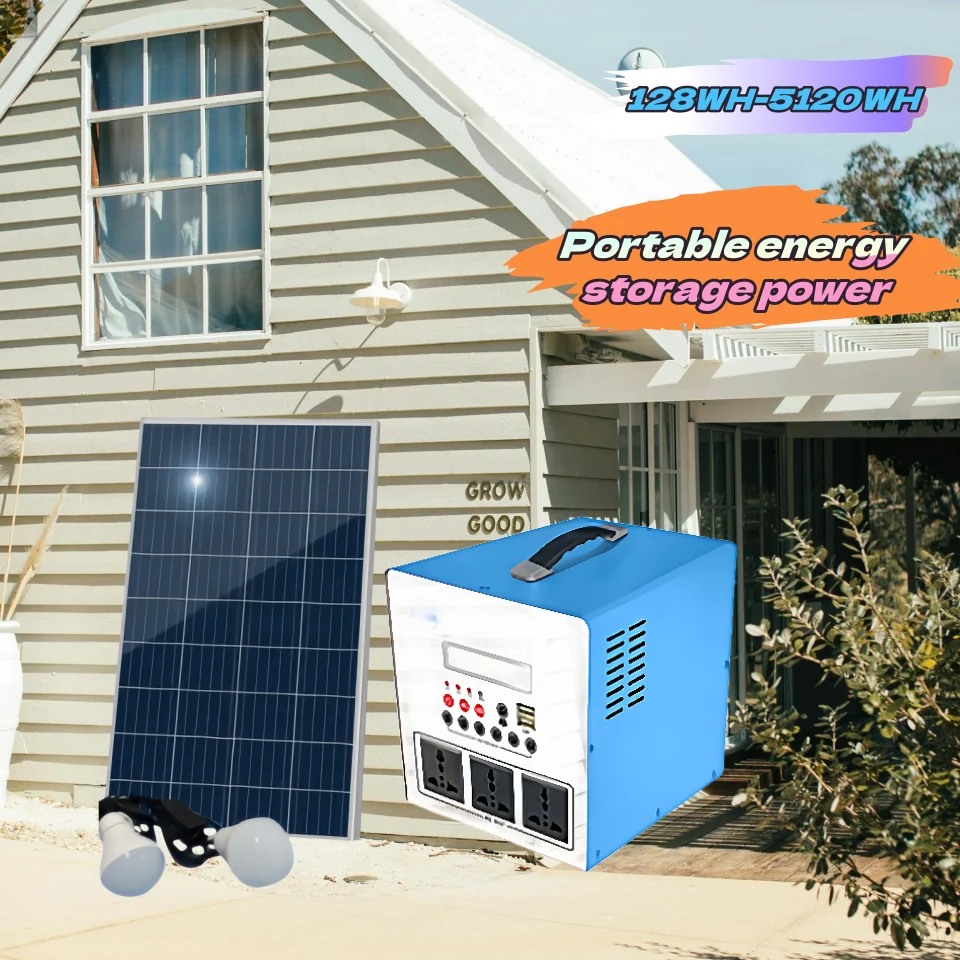 Powerful output 256WH/12.8V/20AH solar generator, portable camping power, solar charging worry free to enjoy