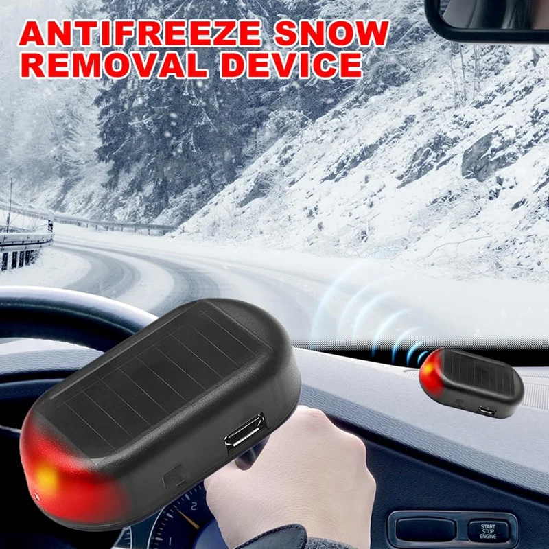 Super Sale 2PCS Anti-Freeze Electromagnetic Car Snow Removal Device, Upgrade Car Interference Antifreeze Instrument for Winter